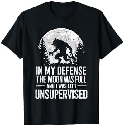 Amazon.com: Werewolf Just A Phase Warewolf Lycan Halloween Full